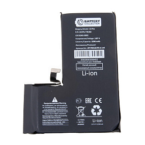 АКБ для телефона iPhone 13 Pro с верификацией - усиленная 3300 mAh