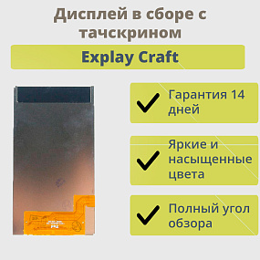 Дисплей для телефона Explay Craft