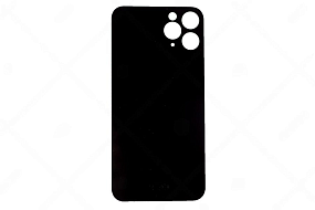 Задняя крышка iPhone 11 Pro (стекло) черный orig fabric