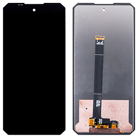 Дисплей для телефона Oukitel WP17/WP19/WP19 Pro в сборе с тачскрином Черный