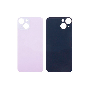 Задняя крышка iPhone 14 (стекло) фиолетовый orig fabric