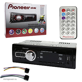 Автомагнитола DV-Pioneeir ok LED-1777 (Bluetooth/USB/Micro/FM)