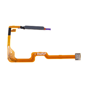 Шлейф Huawei Honor X6a/X6b (WDY-LX1) сканер отпечатка пальцев Черный