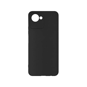 Силиконовый чехол Realme C30s DF черный