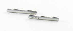 Набор заглушек (USB+MicroSD) Sony D6633 (Z3 Dual) Белый
