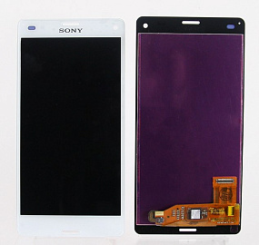 Дисплей для телефона Sony D5803 (Z3 Compact) в сборе с тачскрином Белый