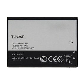 АКБ для телефона Alcatel TLi020F1/TLi020F2 (OT-5045D/OT-4045D/OT-5010D/OT-5042X) тех. упаковка