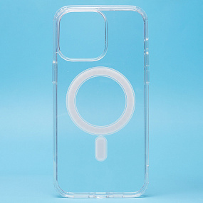 Кейс iPhone 14 Pro Max силикон SafeMag SM006 прозрачный