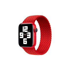 Ремешок Apple Watch Solo Loop плетеный 38/40/41mm (S) красный