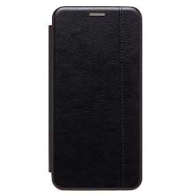 Чехол-книжка под кожу Xiaomi Poco X7 Pro BC002 боковой флип черный