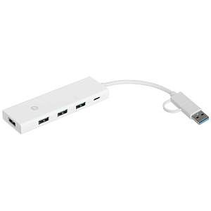 Хаб Xiaomi USB-A/Type-C 4 в 1 (XMSTFXQ01YM) белый