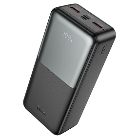 Портативное зарядное устройство Hoco J136B PD20W+22.5W 2USB/Micro/Type-C 30000mAh черный