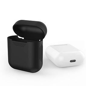Кейс для Apple AirPods/AirPods 2 черный