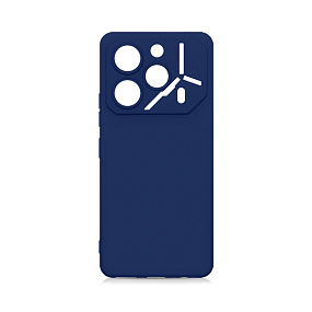 Силиконовый чехол Tecno Pova 6 Pro DF синий