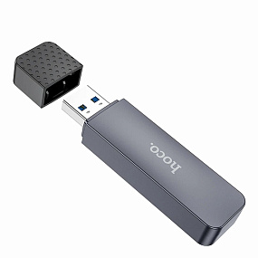 Card Reader Hoco HB45 2-in-1 (MicroSD,SD,TF) 2.0 серый