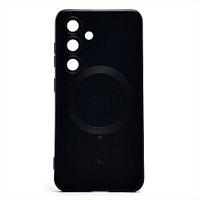 Силиконовый чехол для Samsung SM-S921 Galaxy S24 SafeMag SM020 черный