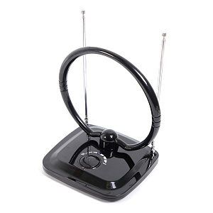 Антенна комнатная DVB-T2 и ДМВ+МВ активная SAI 304