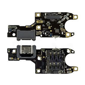 Шлейф Huawei Honor 90 (REA-NX9) плата на системный разъем/разъем SIM/микрофон - Премиум