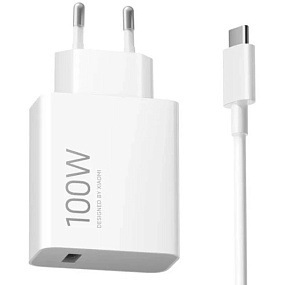 СЗУ-USB Xiaomi Charging Combo 100W с кабелем Type-C белый