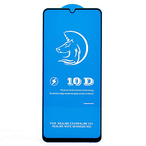 Защитное стекло Realme Note 60/60x 4G 3D черное*