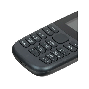 Мобильный телефон Nokia105 черный