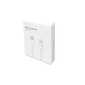 Дата кабель lightning - TYPE-C - 1м белый(УЦЕНКА)не товарный вид