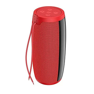 Колонка Borofone BR20 (Bluetooth/MicroSD/USB/FM/AUX/TWS/подсветка) 10W красная