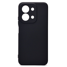 Силиконовый чехол Xiaomi Redmi 15C с закрытой камерой черный