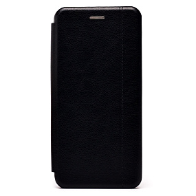 Чехол-книжка под кожу Tecno Spark 40 Pro BC002 боковой флип черный