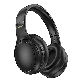 Bluetooth-наушники Borofone BO29 Plus полноразмерные черные
