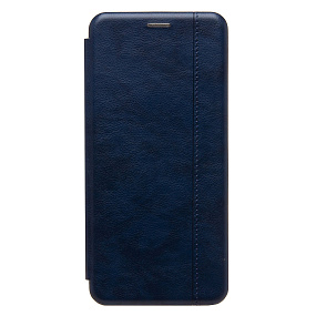 Чехол-книжка под кожу Xiaomi Redmi 15C BC002 боковой флип синий