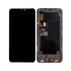 Дисплей для телефона iPhone 11 Pro в сборе Черный - (Soft OLED)