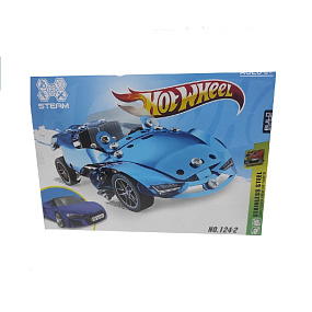 Конструктор машина метал Steam Hot Wheel 124-2