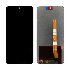 Дисплей для телефона OPPO A6x 4G (CPH2819) в сборе с тачскрином Черный - Оригинал
