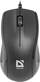 Мышь проводная Defender Optimum MB-160 черная(УЦЕНКА)повр.упак