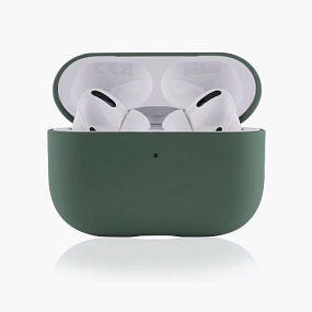 Кейс для Apple AirPods Pro 2 Soft touch темно-зеленый