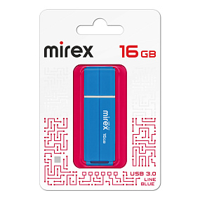 16Gb Mirex Line синяя 3.0